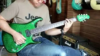 Review Music Man JP13 Spakle Green Limited John Petrucci signature By Fusionmusic