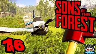 Ein abgest&uuml;rztes Flugzeug?! #16 💀 Sons of The Forest 💀 Gameplay auf Deutsch
