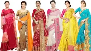 Silk Saree Collection (2019) | Beautiful Silk Saree | Indian Saree Collection