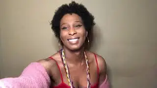 Reading a poem for Comfort with Lady Dane Figueroa Edidi