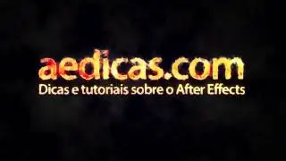 After Effects - Crie uma Intro com Efeitos Nativos 1&ordm; Dia