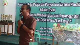 Kompetisi tingkat sekolah dasar, dan penyerahan bantuan pendidikan oleh LPHD Sungai Besar.
