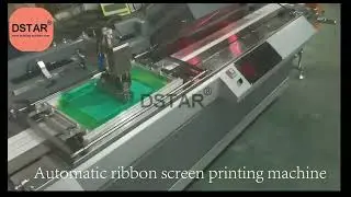 2 Color Automatic Ribbon Screen Printing Machine with IR Drying