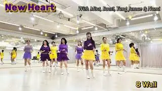 New Heart LineDance with Yang Jamae,  Bouti &Nami LineDance #Improver 