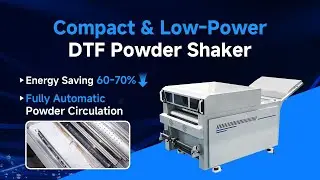 KingJet Ultra Low Power DTF Powder Shaker Machine #dtfshaker #powdershaker #dtfsupplier#dtfprinter