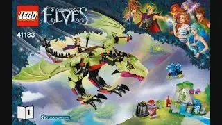 LEGO Elves 41183 The Goblin King's Evil Dragon - instruction timelapse
