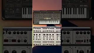 SEM and CS-80 combo #ambient  #visualsynthesizer