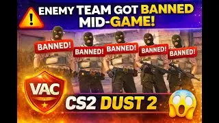 Live Cheater Ban on CS2 Dust 2 Gameplay | Insane Match