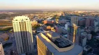 Downtown Houston Theater District by Drone