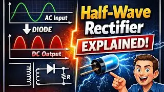 Half wave rectifier explanation #100million #rectifier#semiconductor #viral 