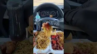 Panda express order 🐼🍜🔥#mukbang #asmr #food