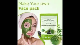 Neem & Mulberry leaves Face and Hair Mask | Anti dark spot face mask | Anti dandruff hair mask