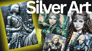 Unboxing A Hand Poured Silver Art Panel