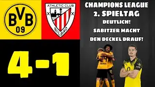 DEUTLICH! SABITZER macht den DECKEL DRAUF! | BVB REALTALK 😁 | Dortmund 4-1 Athletic Bilbao