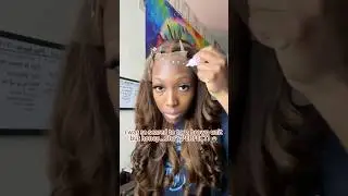 This Chocolate Brown Human Hair is Givinggg #blackwoman #hairtutorial #fypage #wiginstall