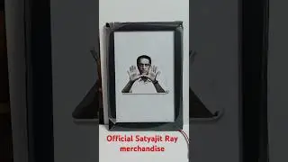LED Shadow Photo Frame Satyajit Ray Poster. Official Merchandise approved by Ray Society @nutek3d