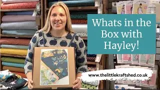 What is in the box with Hayley!  Dashwood Studio Our Planet Quilt Kit.