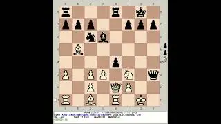 Kohai 1 vs Stockfish 250702 | King's Pawn: Open Game #chess