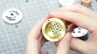 A lock like you've never seen before.#machine #cncmill #cnc #manufacturingprocess
