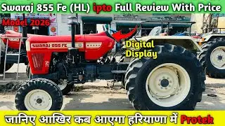 Swaraj 50 HP Tractor😍Swaraj 855 Fe New Model 2026 Full Fetures Review With Price🔥हरियाणा में Protek✅