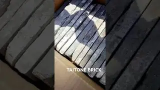 Unboxed antique China traditional gray brick tiles for wall decorations #taitonebrick #wallbrick