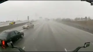 Dangerous day on the roads as storm sweeps through