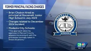 Former Modesto school principal facing allegations of inappropriate relationship with a minor