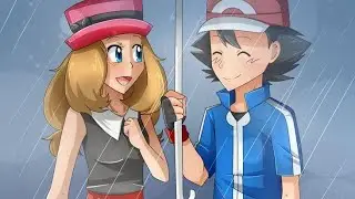 Barish ke aane se⛈️ |Ash x Serena| #pokemon #Ashx Serena