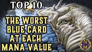 MTG Top 10: The WORST Blue Card At Every Mana Value in Magic: the Gathering
