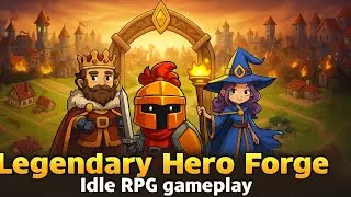 Forge Legendary Heroes & Conquer Bosses! ⚔️ | Legendary Hero Forge: Idle RPG Gameplay