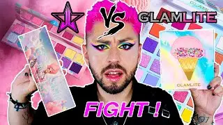 JEFFREE STAR COSMETICS VS GLAMLITE│QUI EST LE MEILLEUR ?!│COTTON CANDY QUEEN vs ICE CREAM DREAM