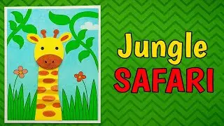Jungle Safari Adventure 🐯 | Fun DIY Craft & Drawing for Kids