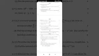 RTMNU BSC 3rd Sem Maths 1 Sample Paper 2023