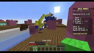 Full game of loser playing mattress fights (bedwars)