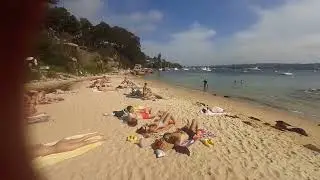 Milk Beach. 6 min walk from the track to Milk Beach  Sydney.