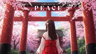 Pure Peace: 3 Hours of Japanese Sakura Ambience | Relaxing Japan Vibe 🌸⛩️