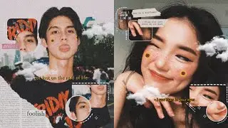 how to edit aesthetic pictures ☾ aesthetic edits | Picsart Tutorial