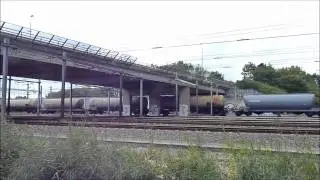 Baureihe 189, Siemens ES64F4 Railion, met tankwagentransport, Barendrecht, 12 augustus 2010