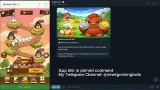 Chicken EU  Game Telegram App Review | Birds Empire Similar | Earning Bot