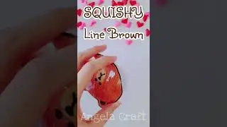 SQUISHY LINE BROWN❤#squishy #fypシ#fyp#short#shorts #drawing#foryou#trending