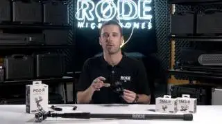 R&Oslash;DE SM4-R Boompole/Microphone Shockmount with Rycote Onboard