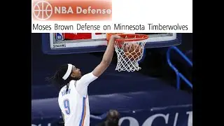 Moses Brown Defense on Minnesota Timberwolves | Mar 22, 2021
