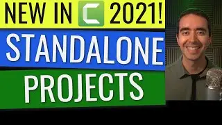 Standalone Projects in Camtasia 2021