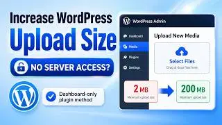 Increase WordPress Max Uploads Size without server access