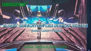 Flight Simulation LED Display Systems Aging Test at LEDSOLUTION