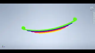 How to design Leaf Spring in Inventor
