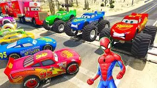 GTA V Epic New Stunt Race For Car Racing Gameplay Challenge by Trevor and Shark #7890