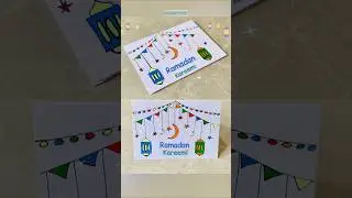 Beautiful RAMADAN card🌙⭐️ #poster #art #card #ramadan #eid #decoration #shorts #viral #reels