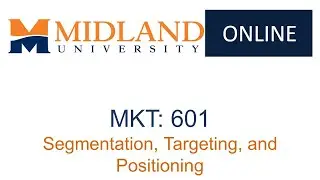 MKT: 601: - Module 3 - STP   Google Slides