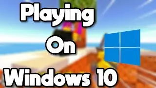 Playing On Windows 10! | ROBLOX SKYWARS!